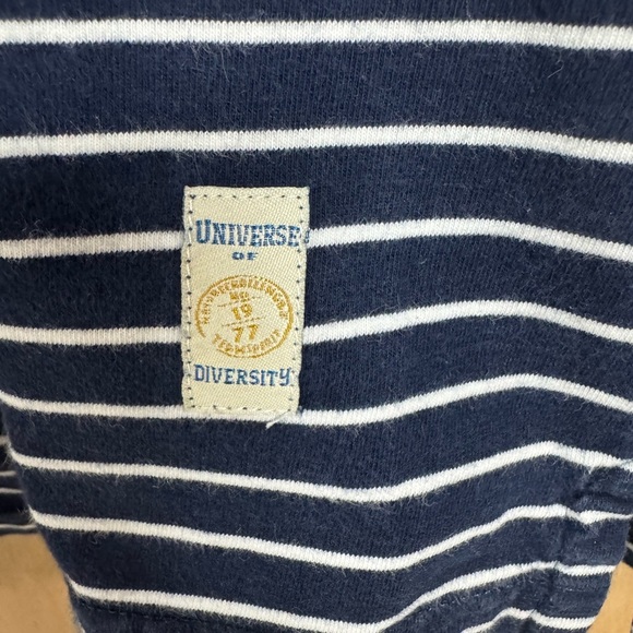 Camel Active VTG Men Blue & White Striped Short Sleeves Polo Shirt Sz XL - Picture 3 of 4